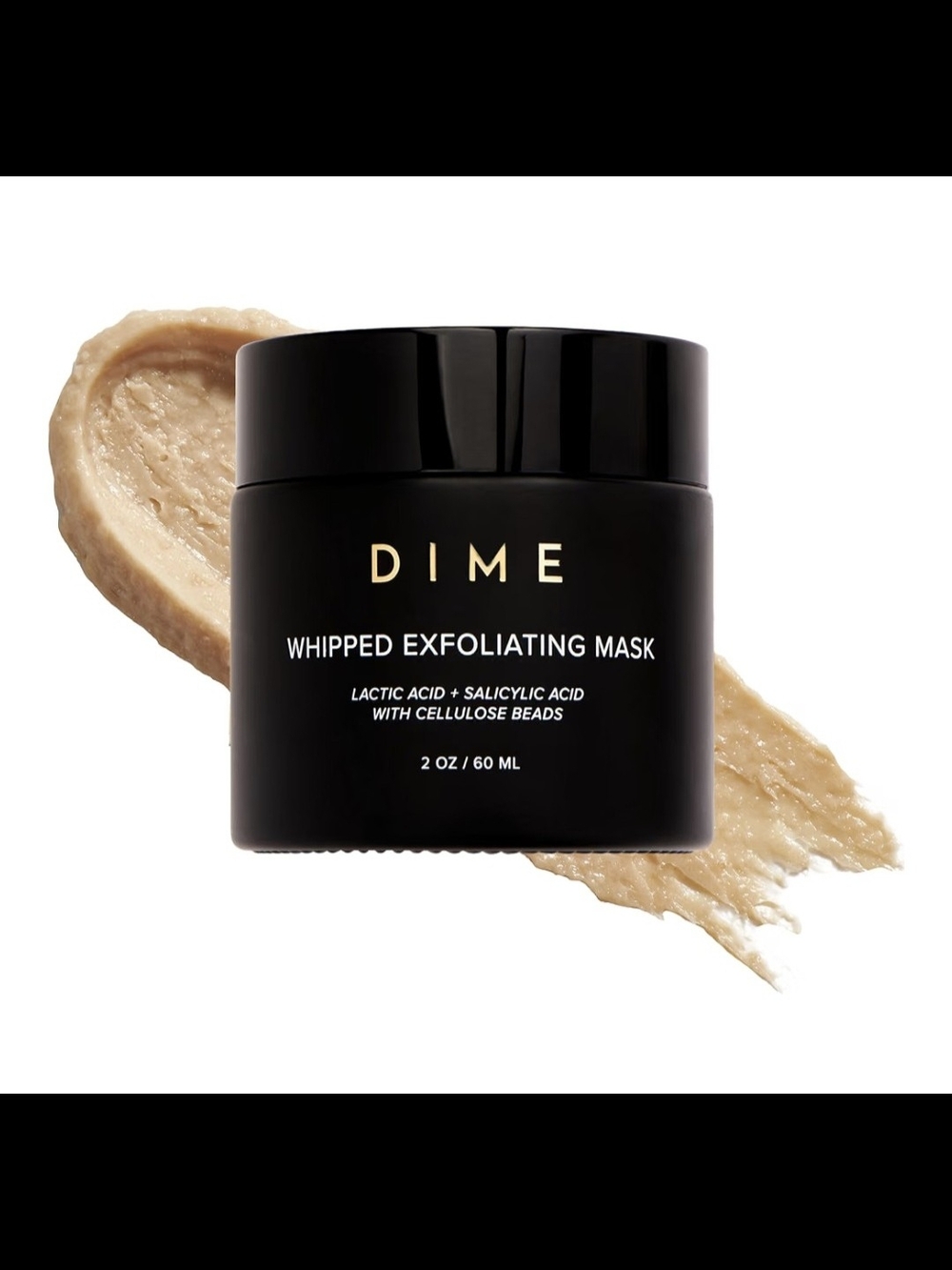 Whipped Exfoliating Mask — Beige Exfoliant Cream (2 oz)